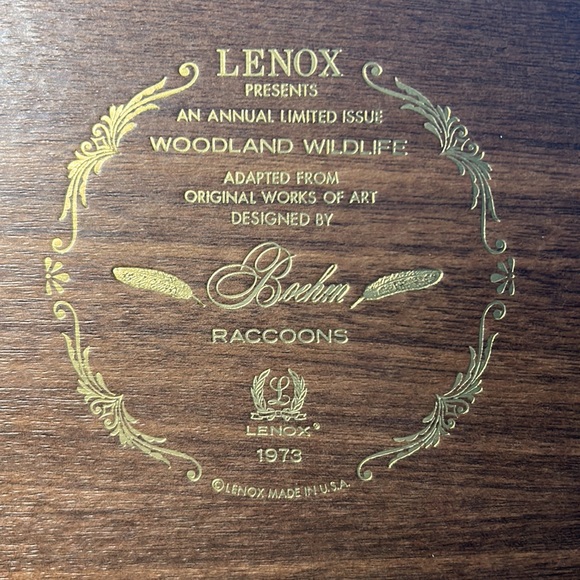 Collectible Woodland Wildlife limited series plate - Picture 4 of 6